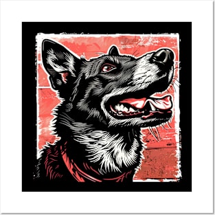 Retro Art Belgian Shepherd Dog Lover Posters and Art